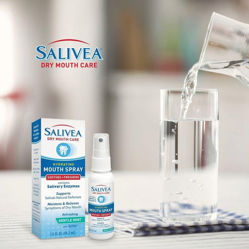 Extra Gentle Dry Mouth Spray - Soothing Mint Mouth Spray with Salivary Enzymes - Moisturizing Mouth Spray to Aid Dry Mouth - Supports Saliva's Nat...