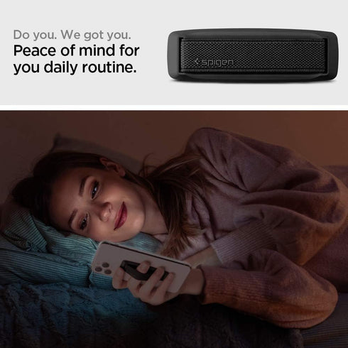 Spigen Flex Strap Cell Phone Grip/Universal Grip/Smartphone Holder Soft Elastic Strap Holder Designed for All Smartphones and Tablets - Black......