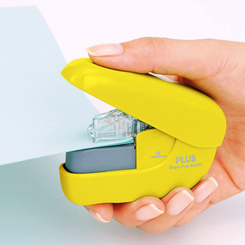 PLUS SL-106NB 31-126 Needle Free Stapler Paper Clinch Yellow...