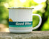 Good Vibes Retro Camper Enamel Mug, Camping Coffee Mug, Beach Surf Lover Gift, Camp Outdoor Mug (12oz)...
