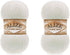 Alize Angora Gold Yarn 20% Wool 80% Acrylic Soft Yarn Crochet Lot of 2skn 200gr 1204yds Lace Hand Knitting Turkish Yarn (62 Light Cream)...