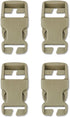 DYZD Plastic Buckle Repair Kit Quick Release Buckles No Sewing Required for Backpack Bag (4pcs Khaki,25 mm)...