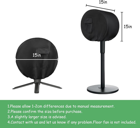 Fan Storage Cover Compatible with Shark FlexBreeze Fan,Outdoor Misting Fan Protect Cover for Shark Fan Half Cover,Protect Your Fan with This Ultra...