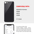 Back Rear Cover Replacement Glass Compatible with iPhone SE 2020 4.7-Inches All Carriers with Installation Manual + Repair Tool Kit (Black)...