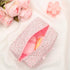 Quilted Makeup Bag, Floral Cosmetic Bag Cute Handmade Aesthetic Pink Toiletry Bag Flower Coquette Accessories Cotton Pouch for Women?Pink Medium?...