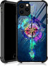 DJSOK Compatible with iPhone 13 Pro Max Case?Design Pattern Back Bumper Anti Scratch Reinforced Corners Soft TPU Caver,Cases for Men Women-Compass...