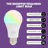 NorbSMART Smart Light Bulb LED - Color Changing Light Bulbs, Tunable Day and Night Spectra, Works with Alexa, Echo & Google Home Assistant, 9W, A1...