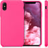 kwmobile Case Compatible with Apple iPhone X Case - TPU Silicone Phone Cover with Soft Finish - Neon Pink...