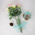 1-1/2 Inch Blue Sheer Organza Ribbon Turquoise Chiffon Fabric Ribbon Gift Wrapping Ribbon for Wedding Bridal Bouquet Crafts Hair Bows Wreath (25 Y...
