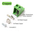 10 Pcs 5.08mm 2 Pin Phoenix Type Connector Green PCB Screw Terminal Block 2 Pole...