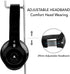 BH-530-B Bluetooth Headphone with Soft Fit Ear Covers, Built-In Microphone, Black...