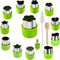 14 Pcs Fruit Vegetable Cookie Cutters Shapes Sets Stainless Steel Food Mini Pie Cookie Stamps Mold for Kids Baking,Bento Box and Decorating Tools...
