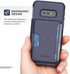 ENCASED Galaxy S10e Wallet Case - Protective Cover with Card Holder (Purple)...
