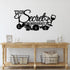 The Secret Ingredient is Love Metal Wall Art Sign, Farmhouse Dining Room Kitchen Wall Decor Housewarming Gift Counter Pantry Sign. (Black -16 x 8 ...