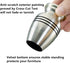 Small Keepsake Urn for Human Ashes or Pet Ashes, Qty 1, Hard Metal Cremation Mini Funeral Urn, with Velvet Bag...