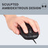 Perixx PERIMICE-209C USB Type C Wired Optical Mouse - 5.9 Ft Cable - 1000 DPI - Black, (11994)...