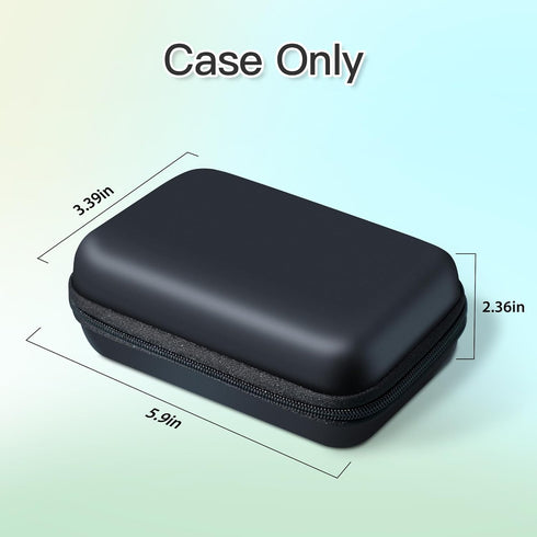 Genuine Case for P21 Label Maker, Compatible with Phomemo D30 D35 Label Maker, for NIIMBOT D11 D110, for JADENS/Memoking/SUPVAN, Box with Mesh Poc...