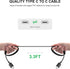25W Type C Fast Charger Set for Samsung A54 A53 A35 - Super Fast PD USB C Wall Charging Block Android Phone Charger with 3.3 FT 3A C to C Cable fo...