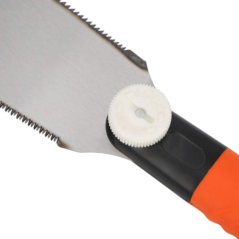 Japanese Pull Saw, Hand Saw, 10Inch Double Edge Straight Saw, Two-sided Tooth Long Handle, Shape Blade, Practical Manual Tool for Woodworking...