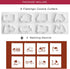 Transportation/Vehicles Cookie Cutters with Matching Cookie Stencils -Set of 16-8Pcs Cookie Cutter and 8Pcs Stencils, Include Truck, Tractor, Fire...