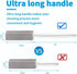 4TH Pumice Stone Toilet Bowl Cleaning Stick with Extra Large Handle,Cleans Away Limescale Stain,Hard Water Rings, Calcium,Iron and Rust. Remover f...