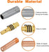 FORTON Mig Welding Gun Accessory Replacement Kit,10pcs Welding Tips 0.030" + 2pcs Gas Nozzles + 2pcs Gas Diffuser...