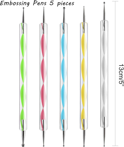 ASTARON 150 Sheets Black Carbon Copy Paper and Tracing Paper with 5 Pcs Embossing Styluses Tool Set, Carbon Transfer Paper for Tracing on Wood Fab...