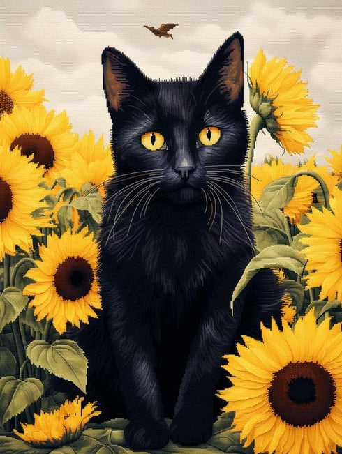 Generic Cross Stitch Kits Counted Kit Cross-Stitching Pattern for Home Decor, 11CT Pre-Printed Fabric Embroidery Crafts Needlepoint Kit 40x50cm-A-...