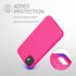 kwmobile Case Compatible with Apple iPhone 11 Case - Soft Slim Protective TPU Silicone Cover - Neon Pink...