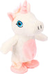 Hopearl Talking Unicorn Repeats What You Say Walking Electric Interactive Animated Toy Speaking Plush Buddy Gifts for Toddlers Birthday, 9.5''...