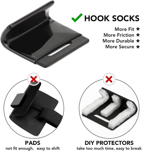 Upgraded Car Scratch Protectors for Trunk Bike Rack, Car Paint Protector for Bike Rack Hooks, Reliable Bike Car Rack Accessories (10 Pack) Black...