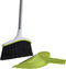 Casabella Broom & Dustpan Set, 44-Inch Angled Broom with Snap-On Dustpan, Durable Bristles, Innovative Dustpan, Convenient Storage - Perfect for T...