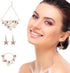 PH PandaHall 3 in 1 Mermaid Jewelry Set Sea Shell Starfish Jewelry Pearl Bib Statement Chunky Mermaid Tail Necklace Bracelets Shell Earrings Summe...
