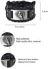 TURTLEDOVE Viking Bracelet Odin's Raven - Crow Animal Bracelets of Norse Mythology Amulet - Scandinavian Talisman for Midgard Pagan...