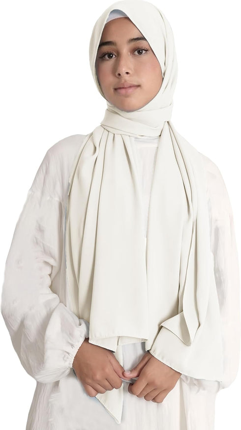 Lina & Lily Medina Silk Hijab Head Scarf Shawl Wrap for Muslim Women Non-see-through Non-slip...