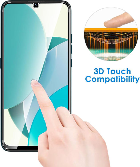 2 Pack Compatible with BLU G73 Screen Protector,Full Coverage 9H Tempered Glass Film,HD Clear Scratch Resistant,Bubble-Free for BLU G73 Screen Pro...