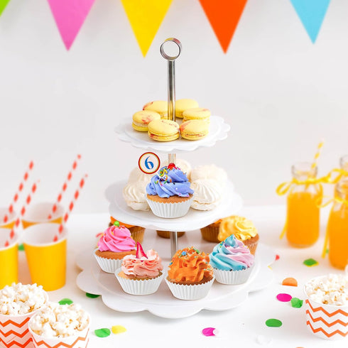 Mini White Muffin Wrappers Cupcake Liners, Baking Cups Paper, 400 Pack...