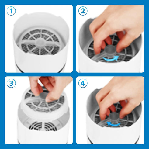 KEEPOW HEPA Filter Replacement Compatible with Frida Baby Air Purifier 3 in 1, RIGOGLIOSO Air Purifier GL2103, JINPUS GL-2103, LTLKY 900S, 2 Pack...