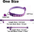 Pink Dog Collar with Bell, 2-Pack Basic & Reflective Cat Collars with Bells for XXS Xs Small Tiny Pet Dogs Female Kitten Girls Animal, Neck 7-12 i...