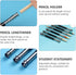 13Pcs Adjustable Dual Head Pencil Extender Holder Pencil Lengthener Pencil Saver Friendly for Art Craft Hobby Office Makeup Pencil Eyeliner Color ...