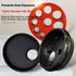 Drill Dust Cover Collector, Hammer Impact Drills Multiple Holes Ash Dust Catcher Industrial Aluminum Alloy Saw Dust Connecting Bowl Tool (Dust Box...