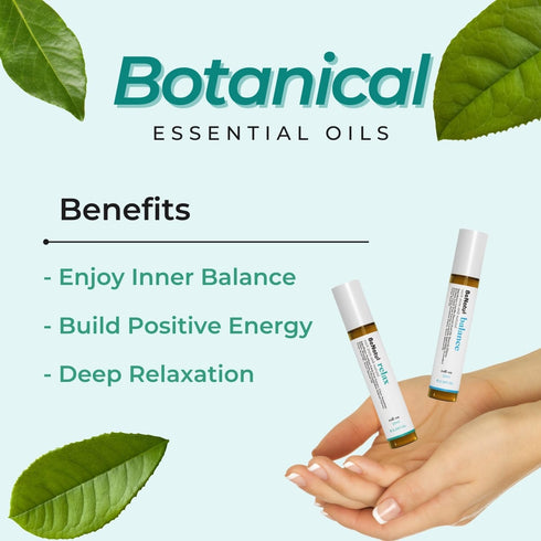 Benatu Essential Oils Set (Relax, Goodnight, Balance), Natural Aromatherapy Roll On Blends for Massage, Body Skin Care, Home - Relaxation Fragranc...