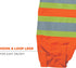 Ergodyne unisex adult Two-tone Class E Two Tone Pants, Orange, Small-Medium US...