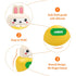 Baby Teething Toys BPA-free Bunny Teether for 6-12 Months Baby Rattle Roly Poly Toys for Infant 12-18 Months Rabbit Tumbler Toy Gifts for Toddler ...