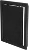8" x 10" Black Plastic Access Panel. Service Shaft Door Panel. Plumbing, Electricity, Heating, Alarm Wall Access Panel for Drywall. Bathroom Servi...