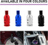 Universal Gear Shift Knob Adapter, M10×1.5 Aluminum Alloy Shifter Knob Adapter for Non-Threaded Shifters, Shifter Knob Boot Retainer Gear Stick Co...