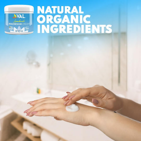 VAL Lombardi Transdermal Magnesium Cream 4oz (Jojoba Tuberose)...