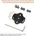 Ravemen AGM02 Mounting Tab Accessory for FR160 Compatible with Front Mounts with 20/21 mm Hole Distance Bryton Bike Mounts...