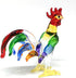 ZOOCRAFT Glass Rooster Chicken Figurine Miniature Country Kitchen Decor Hand Blown Art...