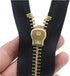 YaHoGa #10 32 Inch Brass Separating Jacket Zipper Metal Zipper Heavy Duty Metal Zippers for Jackets Sewing Coats Crafts (32" Brass)...